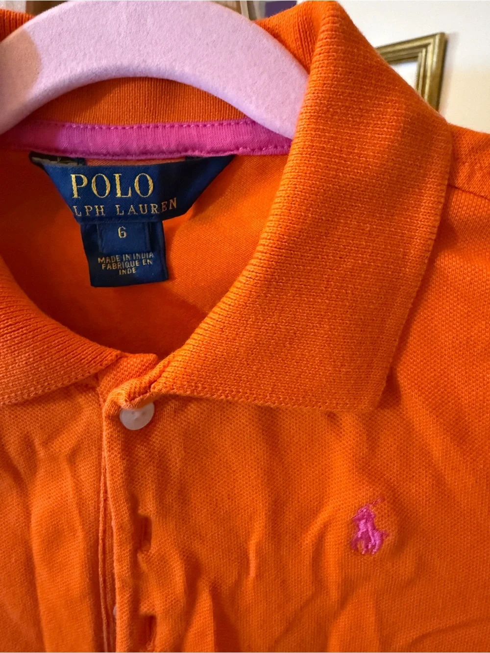 Ralph Lauren Stretch Long-Sleeve Polo Dress size 6